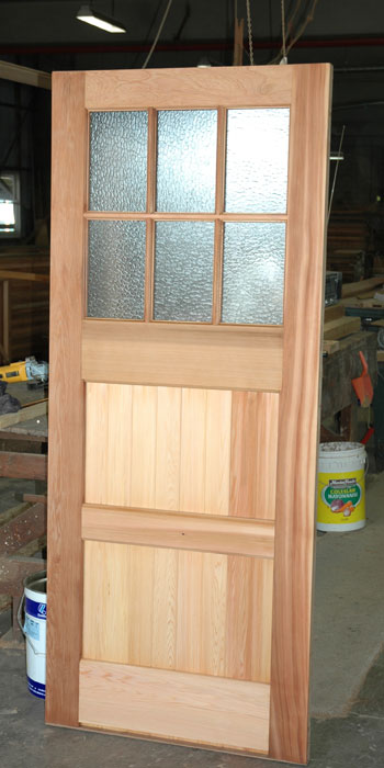 6 lights above lining boards