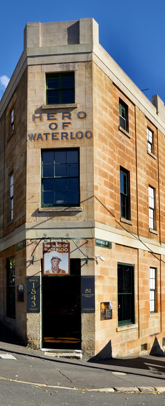 New heritage sashes at the front bar, 2014.