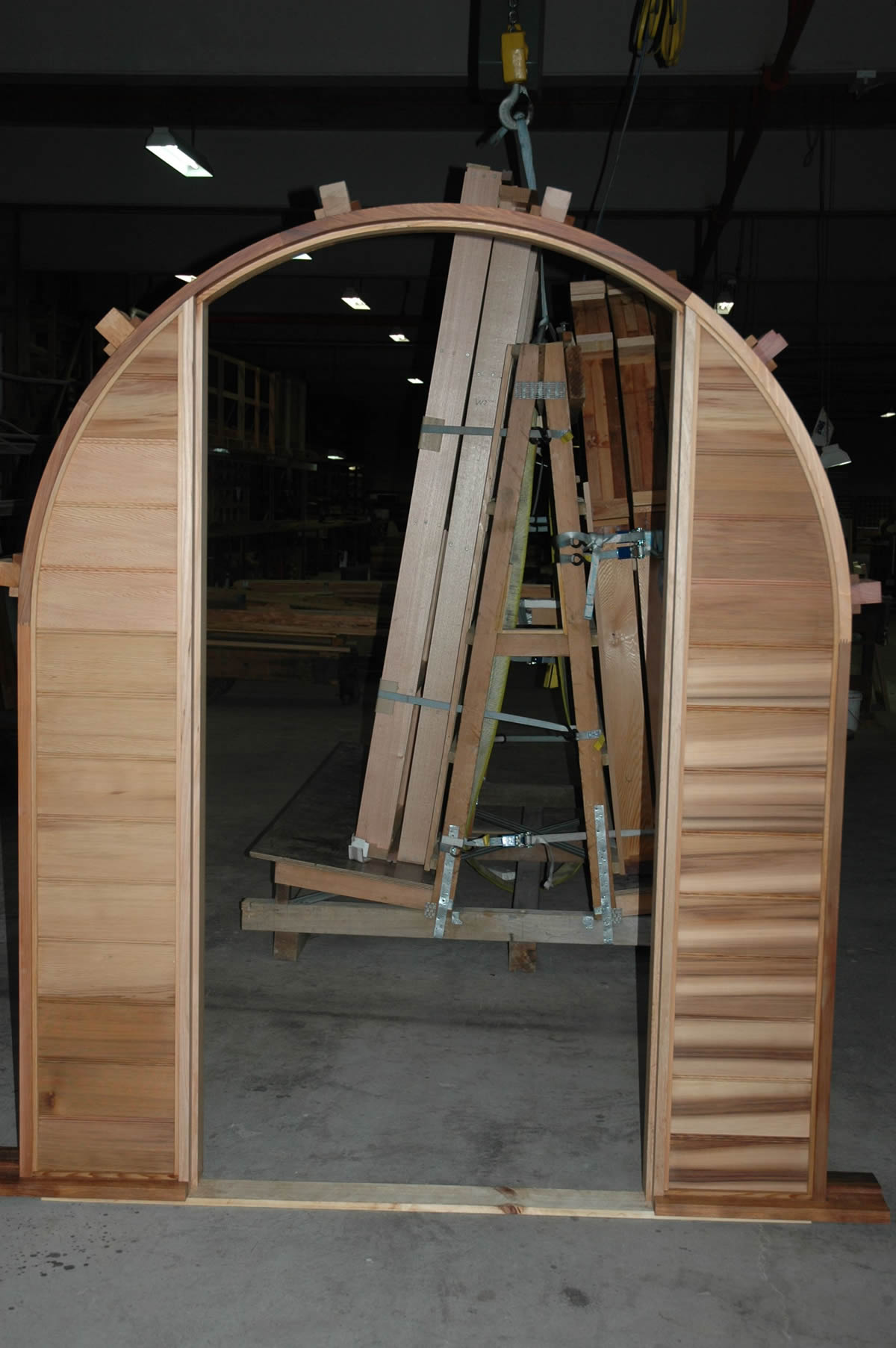 Door Jamb with Semicircular Head