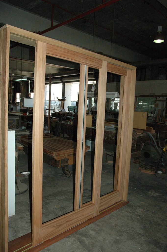 Sliding doors single light both slide